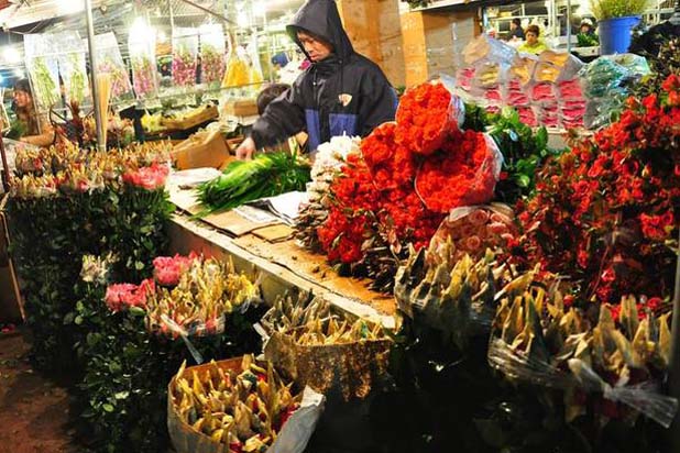 Image result for quang ba flower market